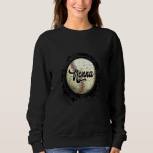 Baseboll Nonna Vintage Baseboll Familj Matchande T Shirt