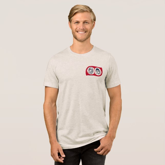 Baseboll Nostalgi Logo & Staket T Shirt (Framsida Full)