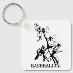 BASEBOLL NYCKELRING