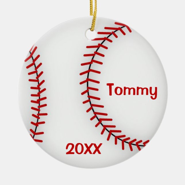 Baseboll Ornament (Framsidan)