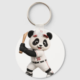 Baseboll Panda Nyckelring