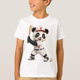 Baseboll Panda T Shirt