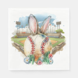 Baseboll Påsk tema Pappersservett