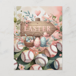 Baseboll Påskkort Helg Vykort