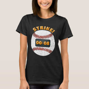 Baseboll Pitch Klocka 15 Sekunders Regel Batter Bo T Shirt