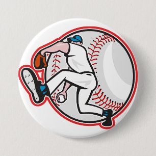 Baseboll Pitcher Knapp