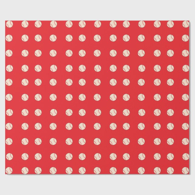 Baseboll Presentpapper (Platt)