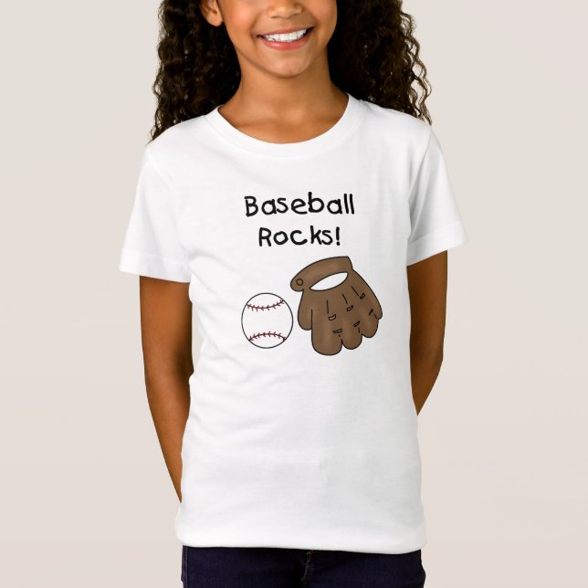 Baseboll Rocks T-shirts och presenter (Framsida)