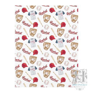 Baseboll Scrapbook Papper