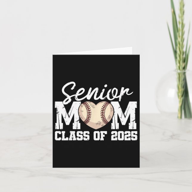 Baseboll Senior Mamma Cl Av 2025 Utexaminerad Seni Kort (Framsida)