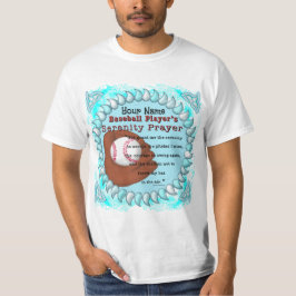 Baseboll Serenity Prayer T Shirt