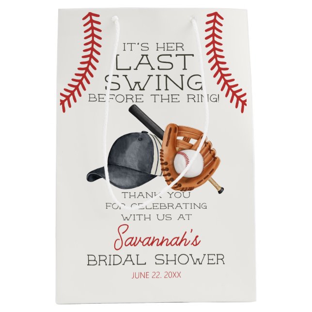 Baseboll Sista Sväng Hemmaplock Förmån Bröllopsdus (Framsidan)