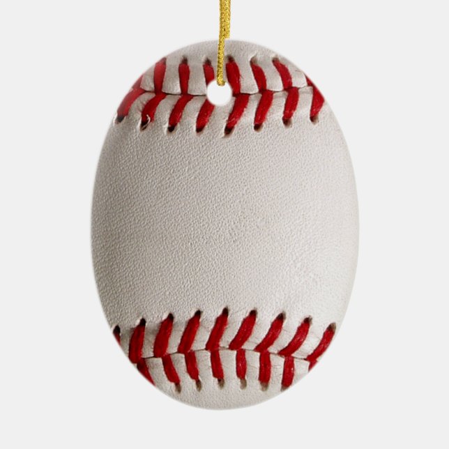 Baseboll Softboll Julgransprydnad Keramik (Framsidan)