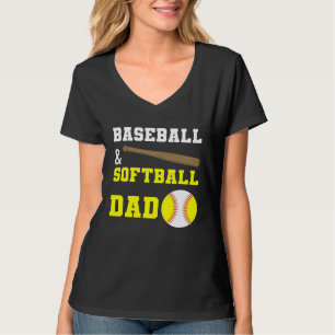 Baseboll & Softboll Pappa Fars dag för pappor T Shirt