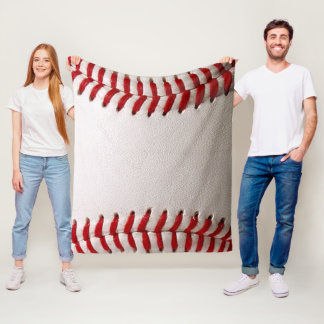 Baseboll Softboll Sydd Grafik - Sportkonst Fleecefilt