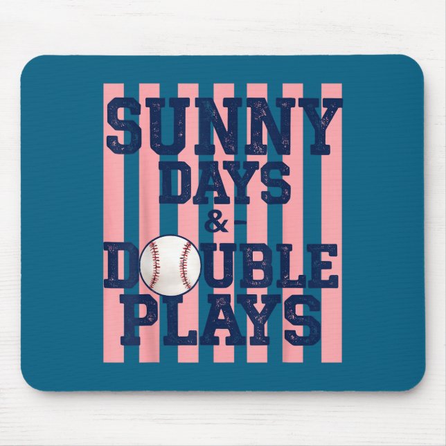 Baseboll soliga dagar dubbla spel kvinnlig matchda musmatta (Framsidan)