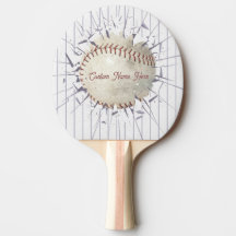 Baseboll, Sport Bordtennis, Vintage Amerikansk