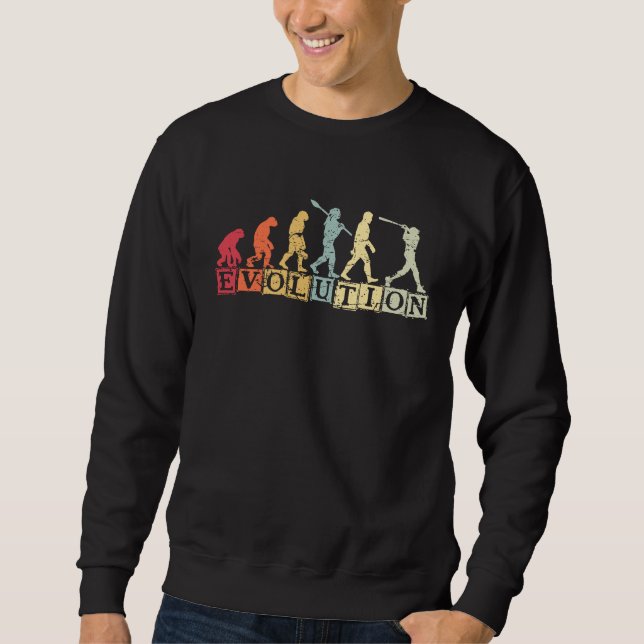 Baseboll Sport Evolution Outfit Softboll Baseboll Lång Ärmad Tröja (Framsida)