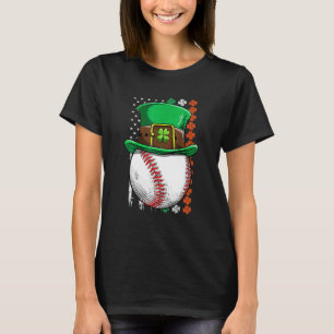 Baseboll St Patricks Day Boll Tomtehatt Catch T Shirt
