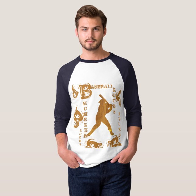 Baseboll T Shirt (Hel framsida)