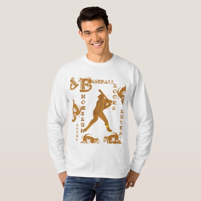 Baseboll T Shirt (Hel framsida)