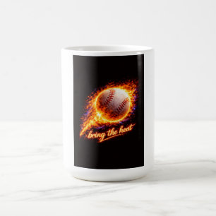 Baseboll T-Shirt – “Bring the Heat” Fire Sports Gr Kaffemugg