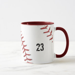Baseboll tema mugg