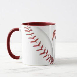 Baseboll tema mugg