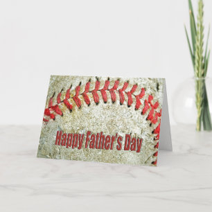 Baseboll till fars dag kort