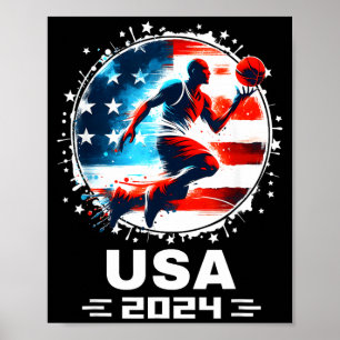 Baseboll Usa Flygande Bisonrel 2024 Baseboll Usa T Poster