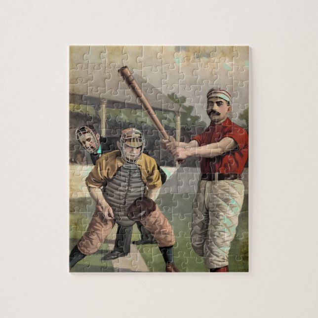 Baseboll:Vintage Pussel (Vertikal)