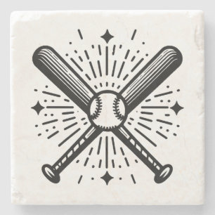 baseboll vintage stenunderlägg