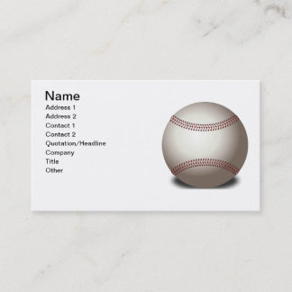 Baseboll Visitkort