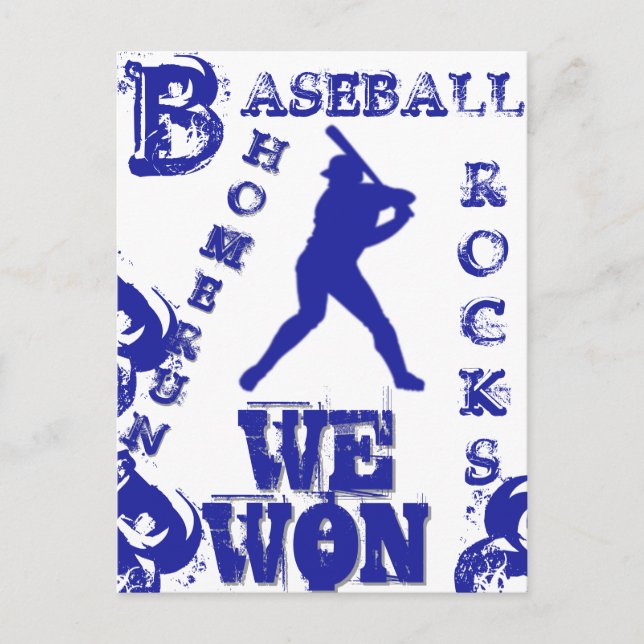 Baseboll Vykort (Framsida)