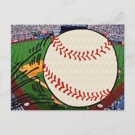 Baseboll Vykort