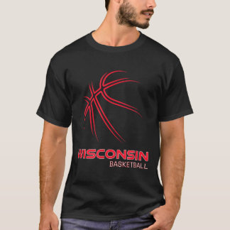 Baseboll Wi Älskar Badger State Souvenir T Shirt