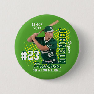 Basebollag Anpassad Foto Senior Night Sport Knapp