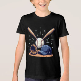 Basebollälskare efter skolaktivitetsklubb t shirt