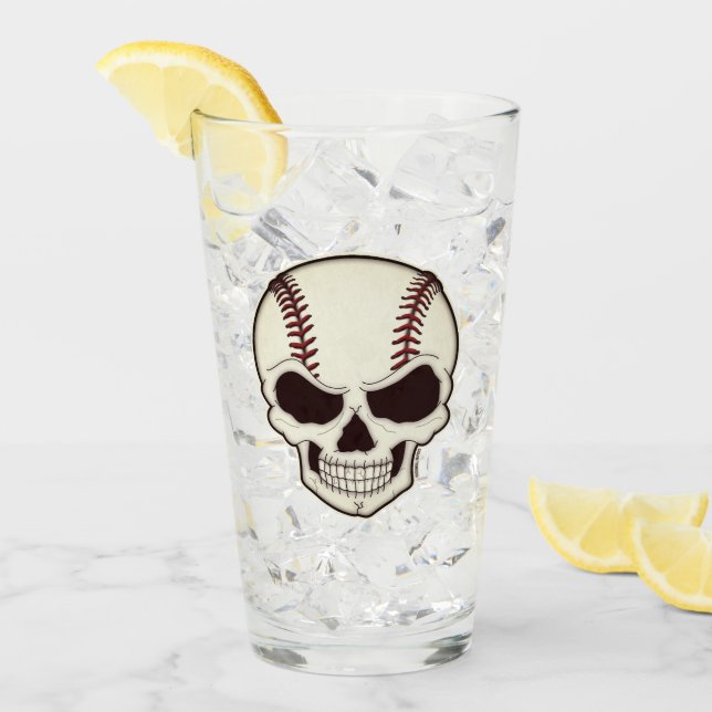 Basebollälskare Til Death Screwball-grafik Glaskopp (Framsida Ice)