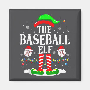 Basebollälvan Rolig Jul Srt Julälskare Xmas E Magnet