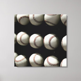 Basebollar Canvastryck