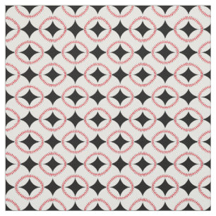 Basebollar Design Fabric Tyg