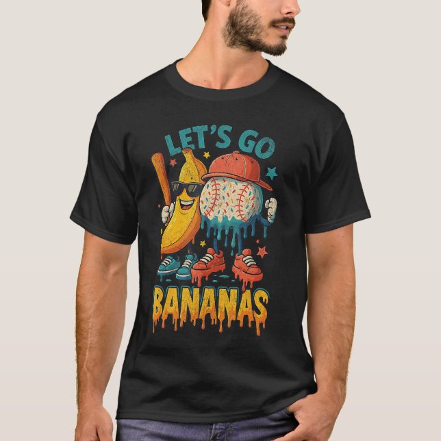 Basebollbanan Rollig Sport Drip Art för vänner T Shirt (Framsida)