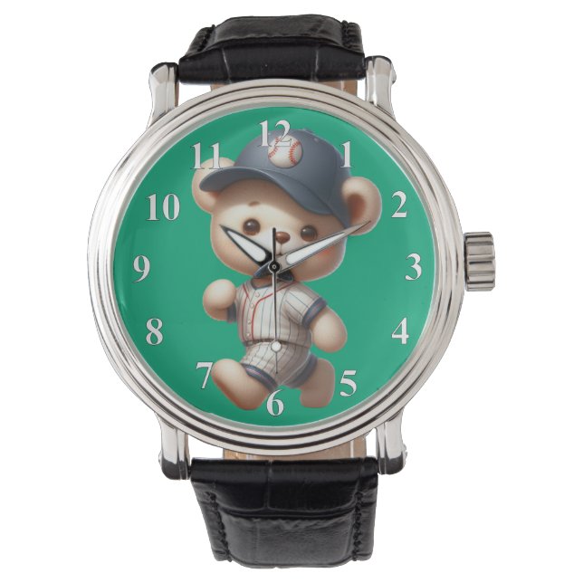 Basebollbjörnar 1 armbandsur (Framsida)