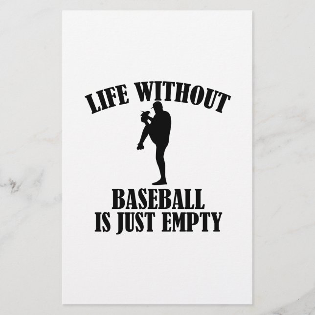 basebolldesign brevpapper (Framsida)