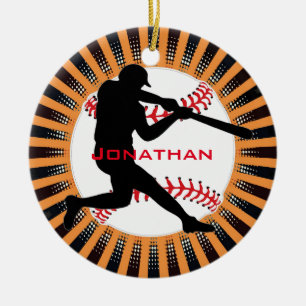 Basebolldesign Julgransprydnad Keramik