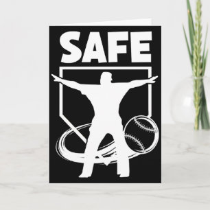 Basebolldomare Bästa domarens anrop Säker T-shirt Kort