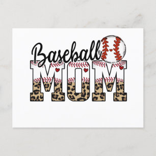 Basebollen Mamma i lycklig Mors dag! Vykort