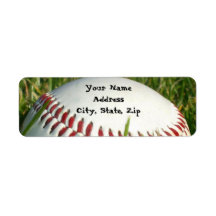 Basebollens adressetiketter