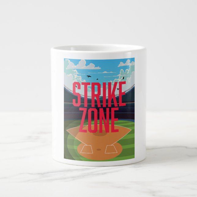 Basebollens slagnoin jumbo mugg (Framsidan)